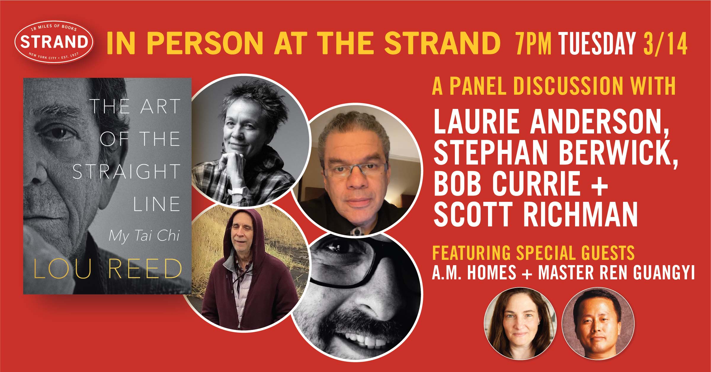 Art of the Straight Line Panel Discussion at the Strand