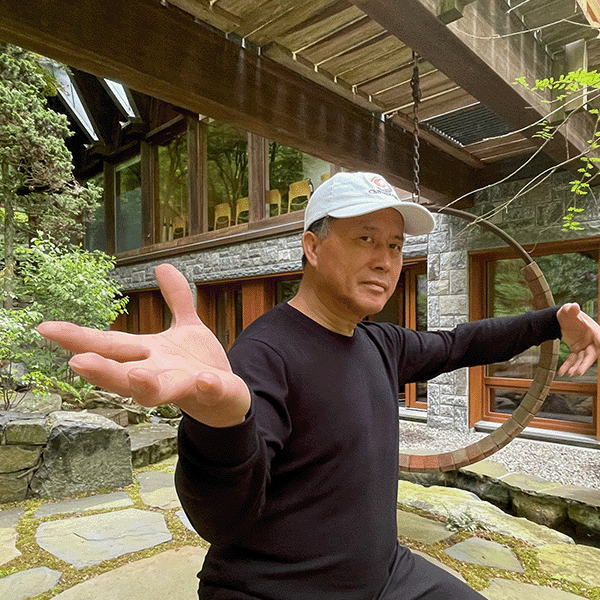Master Ren Guangyi wearing Chi Force Hat