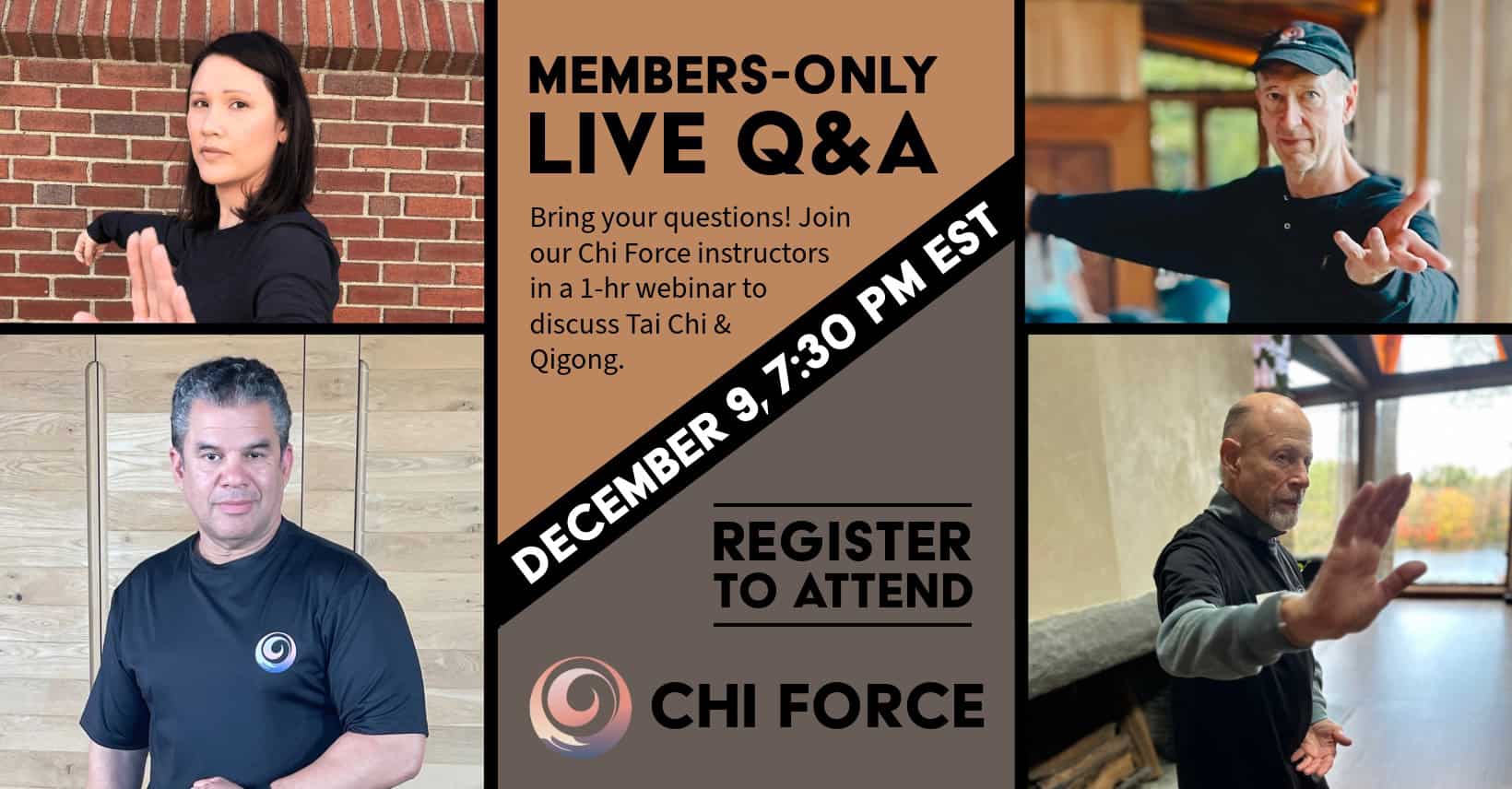 Members-only Live Q&A